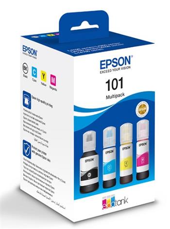 [C13T03V64A] Multipack cerneala Epson ECOTANK L4260, L4150, L6290, L6260, L14150, L6270, L4266, L6160, 101, CMYK Original