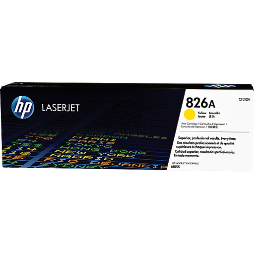 [CF312A] Cartus toner HP LaserJet Enterprise M855DN, M855X+, M855X+ NFC, M855XH, Nr.826A CF312A 31.5k Yellow Original