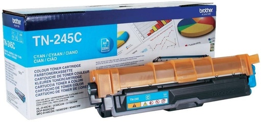 [TN245C] Cartus toner Brother HL 3170, HL 3150, HL 3140, MFC 9340 CDW, MFC 9140 CDN, HL 3150 CDW, HL 3140 CW, DCP 9020 CDW, MFC 9330 CDW TN245 TN245C Cyan Original