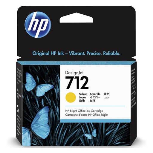 [3ED69A] Cartus cerneala HP DJ T630 NR.712 NR.712 3ED69A 29ml Yellow Original