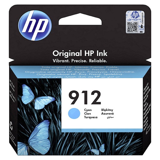 [3YL77AE] Cartus cerneala HP OJ 8013 NR.912 NR.912 3YL77AE Cyan Original