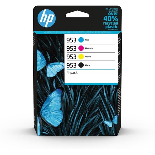 [6ZC69AE] Cartus cerneala 4-Pack HP OJ PRO 7720, OJ PRO 7730, OJ PRO 8210, OJ PRO 8710, OJ PRO 8218, OJ PRO 8715, OJ PRO 8720, OJ PRO 8725, OJ PRO 8730 NR.953 Cyan/Magenta/Yellow/Black Original