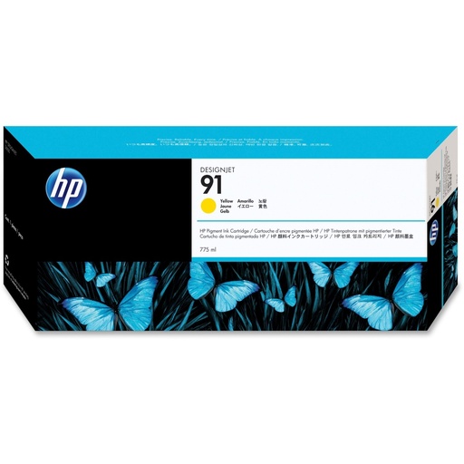 [C9469A] Cartus cerneala HP Designjet Z6100 A0 42', Z6100 A0 60', Z6100PS A0 42', Z6100PS A0 60' NR.91 C9469A Yellow Original