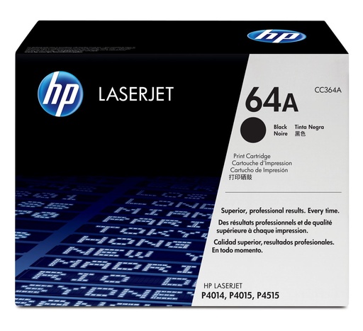 [CC364A] Cartus toner HP LJ P 4015, LJ P 4515, LJ P4014 NR.64A 10k Black Original