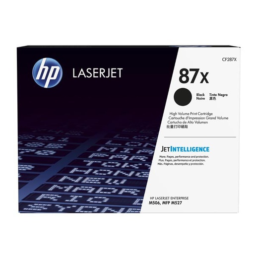 [CF287X] Cartus toner HC HP LJ PRO M 506DN, NR.87X, HP 87X, 18k, Black, Original