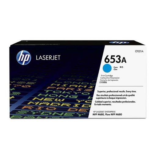 [CF321A] Cartus toner HP LJ M680 NR.653A CF321A 16.5k Cyan Original