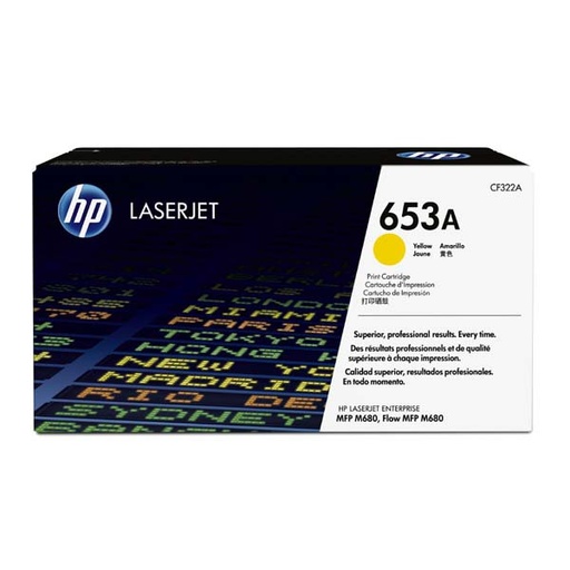 [CF322A] Cartus toner HP LJ M680 NR.653A CF322A 16.5k Yellow Original