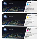 Cartus toner 3-pack HP LJ PRO M476NW, NR.312A, HP 312A, 2.7k, Cyan/Magenta/Yellow, Original