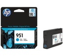 Cartus cerneala HP OJ PRO 8610 E AIO, OJ PRO 8100, OJ PRO 251 DW, OJ PRO 8620 E AIO, OJ PRO 8600, OJ PRO 276 DW NR.951 NR.951 CN050AE Cyan Original