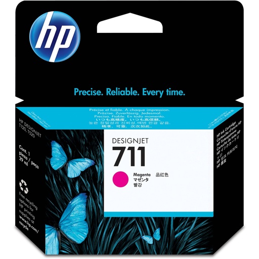 [CZ131A] Cartus cerneala HP DJ T 520, DJ T 120 NR.711 NR.711 CZ131A 29ml Magenta Original