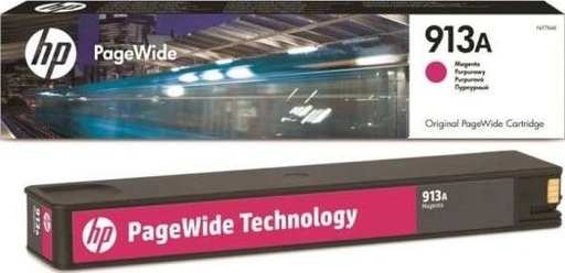 [F6T78AE] Cartus cerneala HP PAGEWIDE PRO 452DW NR.913A 3k NR.913A F6T78AE 3k Magenta Original