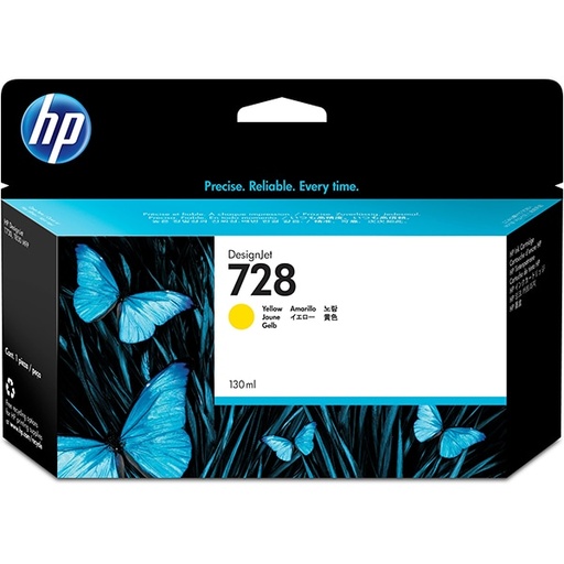 [F9J65A] Cartus cerneala HP DJ T740 NR.728 130ml NR.728 F9J65A 130ml Yellow Original