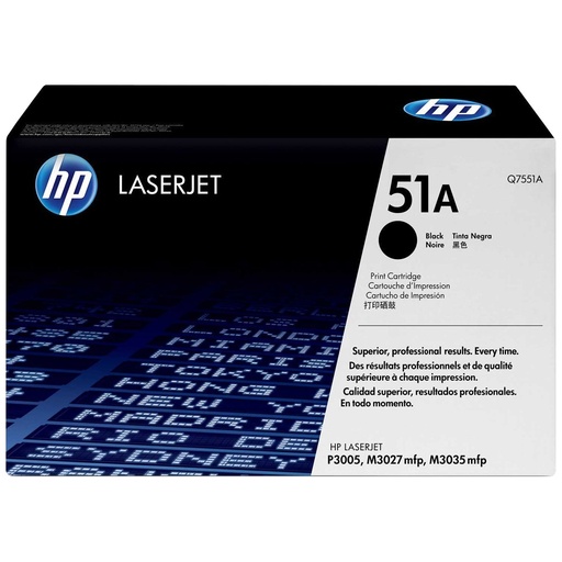[Q7551A] Cartus toner HP LJ 3035, LJ 3005, LJ 3027 NR.51A 6.5k Black Original