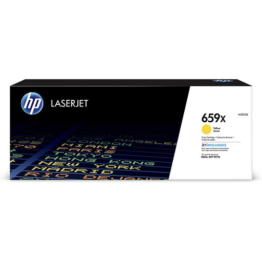 [W2012X] Cartus toner HC HP LJ Enterprise M856dn, Flow MFP M776, NR.659X, HP 659X, W2012X, 29k, Yellow, Original