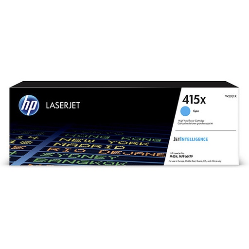 [W2031X] Cartus toner HP M454DW, MFP M479DW NR.415X 6k NR.415X W2031X 6k Cyan Original