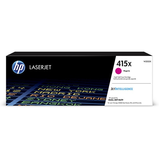 [W2033X] Cartus toner HP M454DW, MFP M479DW NR.415X 6k NR.415X W2033X 6k Magenta Original