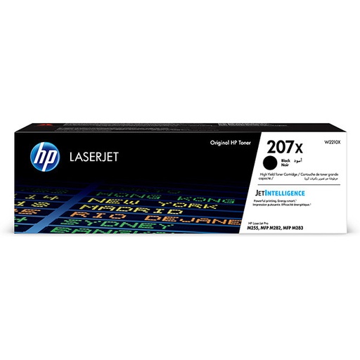 [W2210X] Cartus toner HC HP LJ Pro M283fdn, LJ Pro M255dw, LJ Pro M283fdw, LJ Pro M282nw, NR.207X, HP 207X, W2210X, 3.15k, Black, Original