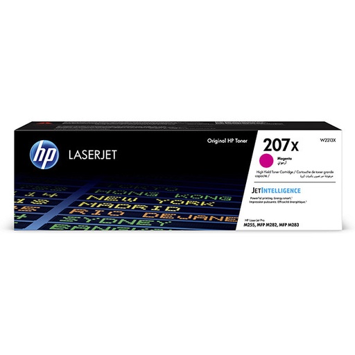 [W2213X] Cartus toner HC HP LJ Pro M283fdn, LJ Pro M255dw, LJ Pro M283fdw, LJ Pro M282nw, NR.207X, HP 207X, W2213X, 2.45k, Magenta, Original