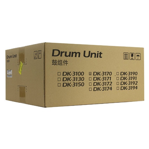 [DK-3170] Drum Unit Kyocera Mita ECOSYS M 3145dn, ECOSYS M 3645dn, ECOSYS P 3045dn, ECOSYS P 3050dn, ECOSYS P 3060dn 300k DK-3170 BK DK-3170 Black Original