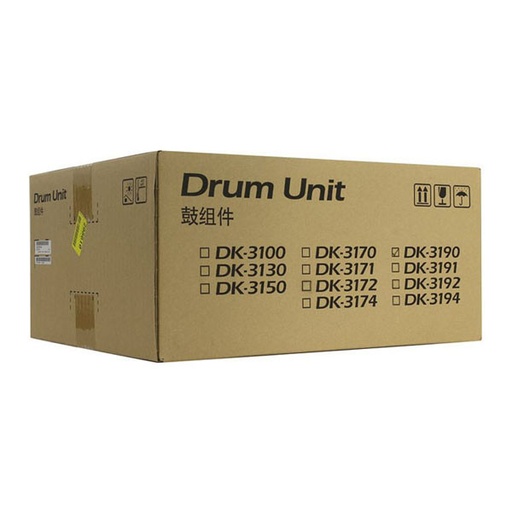 [DK-3190] Drum Unit Kyocera Mita ECOSYS M 3655idn, ECOSYS M 3660idn, ECOSYS P 3050dn, ECOSYS P 3055dn, ECOSYS P 3060dn DK-3190 500k DK-3190 Black Original