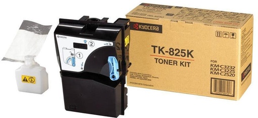 [TK825K] Cartus toner Kyocera Mita C2520, C2525E, 3225, 3232, C3232E, C4035 BK TK-825 TK-825K Black Original