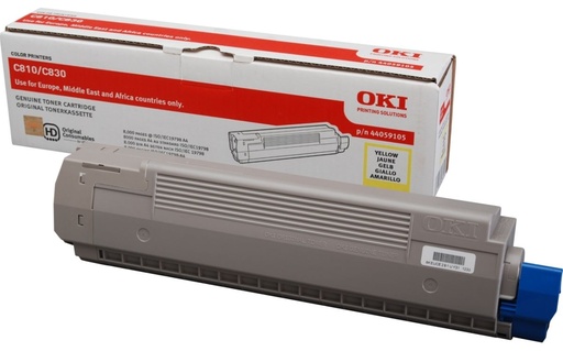 [44059105] Cartus toner Okidata C 810 Yellow Original