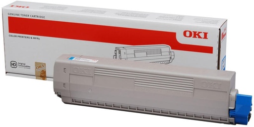 [44844507] Cartus toner Okidata C 831, C 841 10k 44844507 Cyan Original