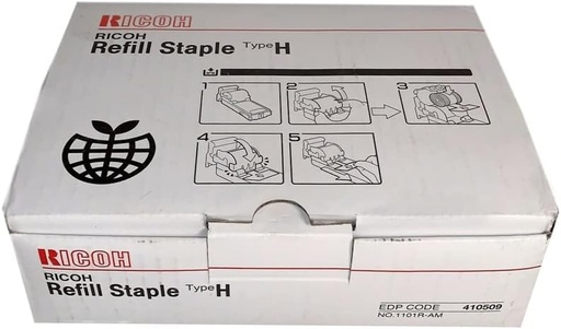 [410509] Staple Cartridge Ricoh Aficio 850, Aficio 1050, Aficio 551, Aficio 700, Aficio 1085, Aficio 1105, Aficio 1060, Aficio 1075 typ H refill (5pcs=1box) Original