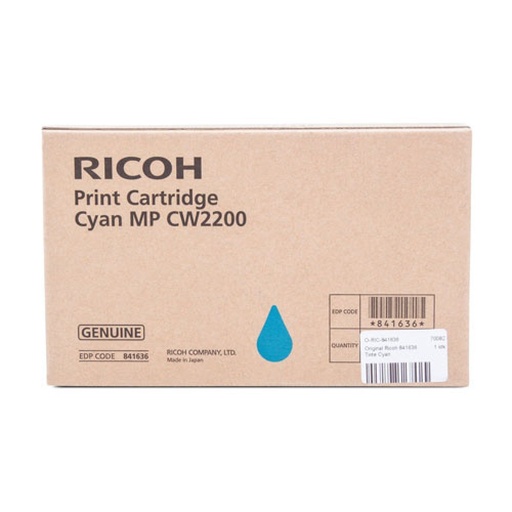 [841636] Cerneala Ricoh Aficio MPC W 2200 SP, Aficio MPC W 2200 841636 Cyan Original