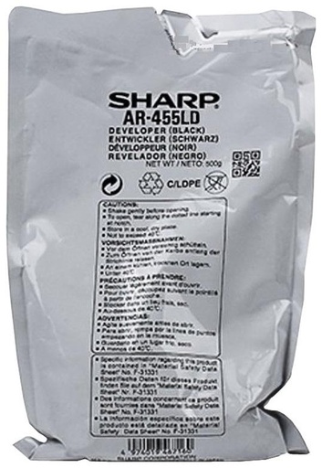 [AR455LD] Developer Sharp MX M 350, MX M 350 N, MX M 450, AR M 351 U, MX M 450 N, AR M 451 U, MX M 350 F, MX M 350 U, AR M 351 N, MX M 450 F, AR M 451 N, MX M 450 U AR-455LD Black Original