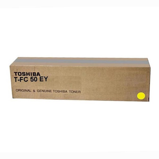 [T-FC50EY] Cartus toner Toshiba E-STUDIO 2555 CSE, E-STUDIO 3055 CSE, E-STUDIO 3555 CSE, E-STUDIO 4555 CSE, E-STUDIO 5055 CSE 6AJ00000225, T-FC50EY, T-FC50PY Equivalent to TFC50EY, 33,6k Yellow Original