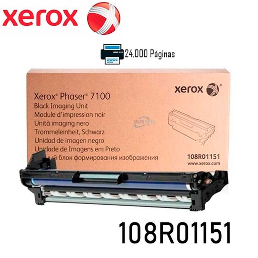 [108R01151] Drum Unit XEROX PHASER 7100 24k BK Black Original