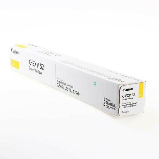 [CF1001C002AA] Cartus toner Canon IR DX C7765i, IR DX C7770i, IR DX C7780i C-EXV52Y, 1001C002AA Yellow Original
