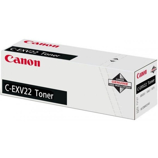 [CF1872B002AA] Cartus toner Canon IR 5050, IR 5055, IR 5065, IR 5075 C-EXV22BK Black Original