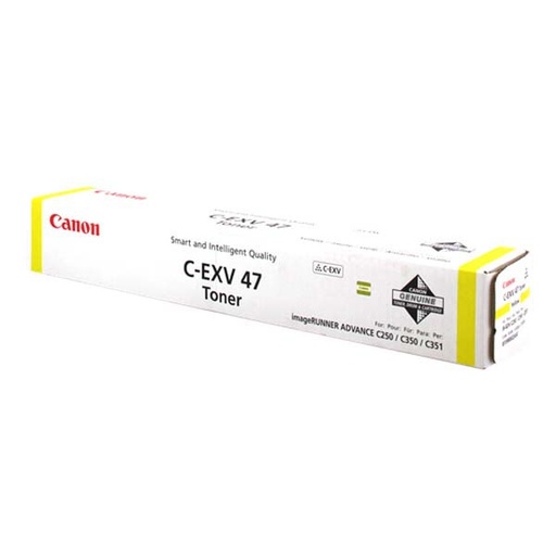 [8519B002] Cartus toner Canon IRA C250i, IRA C350i, IRA C351if C-EXV47Y, 8519B002AA Yellow Original