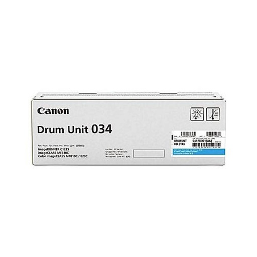 [CF9457B001AA] Drum Unit Canon IR C1225, IR C1225if DU034 DU034, 9457B001AA Cyan Original