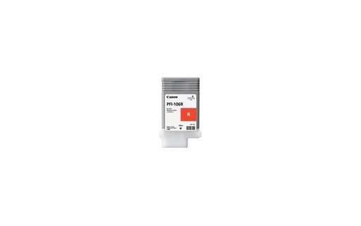 [CF6627B001AA] Pigment Ink Tank Canon PFI-106 iPF 6300S, iPF 6400S, iPF 6400SE, iPF 6300, iPF 6400, iPF 6350, iPF 6450 PFI-106, 6627B001AA Inks 130 ml Red Original