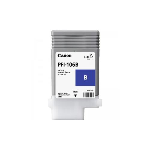 [CF6629B001AA] Pigment Ink Tank Canon PFI-106 iPF 6300S, iPF 6400S, iPF 6400SE, iPF 6300, iPF 6400, iPF 6350, iPF 6450 PFI-106, 6629B001AA Inks 130 ml Blue Original