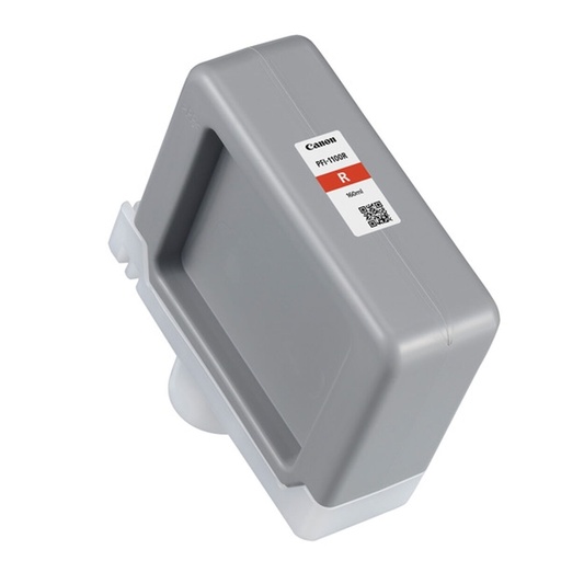 [0858C001AA] Pigment Ink Tank Canon PFI-1100 imagePROGRAF PRO-2100, imagePROGRAF PRO-4100S, imagePROGRAF PRO-4100, imagePROGRAF PRO-6100S, imagePROGRAF PRO-6100, imagePROGRAF PRO-2000, imagePROGRAF PRO-4000S, imagePROGRAF PRO-4000, imagePROGRAF PRO-6000S, imagePROGRAF PRO-6000 Red Original