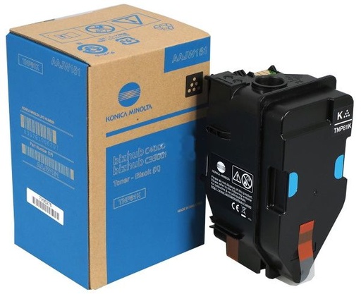 [AAJW151] Cartus toner Minolta Bizhub C 3300i, Bizhub C 4000i, Bizhub C 4000i, C 3301i, C 4001i, TNP81K AAJW151 1 cartridge, Simitri HD-Toner Black Original