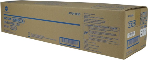 [A7U40ED] Developer Minolta Bizhub C 258, Bizhub C 368, Bizhub C 308 DV313 DV313M A7U40ED 600K Magenta Original