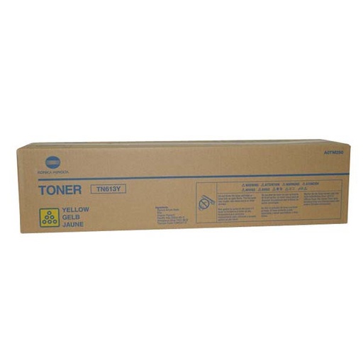 [A0TM250] Cartus toner Minolta Bizhub C 452, Bizhub C 652, Bizhub C 652DS, Bizhub C 552 TN613 TN613Y A0TM250 1 cartridge, 510g toner, approx. 30k / 5% Yellow Original