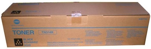 [A0D7151] Cartus toner Minolta Bizhub C 353, Bizhub C 353P TN314 TN314 K A0D7151 1 cartridge, approx. 26k / 5%, Polymer-Toner Black Original