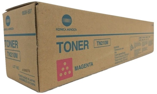 [8938511] Cartus toner Minolta Bizhub C 250, Bizhub C 252, Bizhub C 252P, Bizhub C 250P TN210 TN210 M 8938511 1 cartridge, approx. 12k / 5%, Polymer-Toner Magenta Original