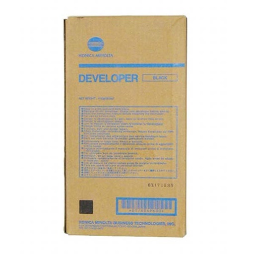 [DV-610K] Developer Minolta Bizhub Pro C 5500,Bizhub Pro C 5501,Bizhub Pro C 6500+eP,Bizhub Pro C 6501+eP,Bizhub Pro C 65hc,Bizhub Pro C 6000L,Bizhub Pro C 6000,Bizhub C 7000P,Bizhub Pro C 70hc DV610 DV610K,A04P600 1 bag,1100g,yield ca.C5500/01=150k,C6500/01=200k,C6000=300k,C7000=340k Black Original