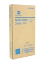 Developer Minolta Accurio Press C 7090, Accurio Press C 7100 DV629 DV629C, AD3K900 1 bag, developer, yield ca. 2.150k Cyan Original