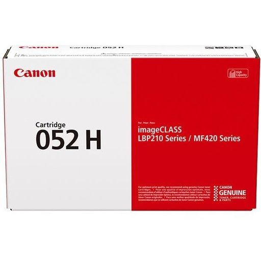 [CRG-052HBK] Cartus toner Canon LBP 214DW, CRG-052HBK, 9.2k, Black, Original