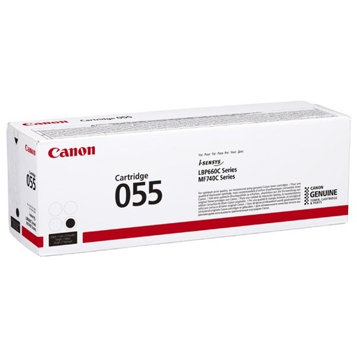 [CRG-055BK] Cartus toner Canon MF746Cx, MF744Cdw, MF742Cdw, LBP664Cx, LBP663Cdw CRG-055BK 3016C002AA 2.3k Black Original