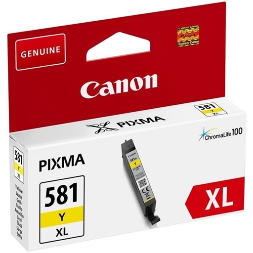 [CLI-581Y] Cartus cerneala Canon Pixma TR7550, TR8550, TS6150, TS6250, TS6350, TS6351, TS705, TS8150, TS8250, TS8350, TS8351, TS8352, TS9150, TS9155, TS9550, 2105C001AA Yellow Original