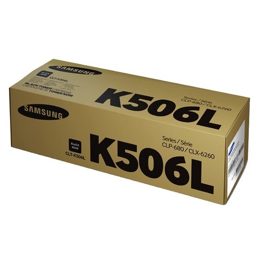 [CLT-K506L] Cartus toner Samsung CLP-680DW, CLP-680ND, CLX-6260FD, CLX-6260FR, CLX-6260FW, CLX-6260ND CLT-C506L, SU171A 6K Black Original